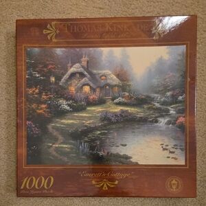 Thomas Kinkade Everett's Cottage 1000 Piece Puzzle By Ceaco